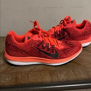 Nike Red and Black Running Shoes